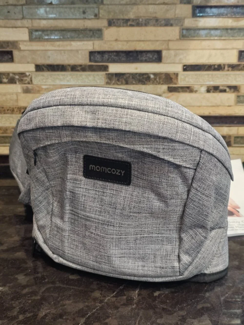 Momcozy Baby Hip Seat Carrier (Heather Gray)